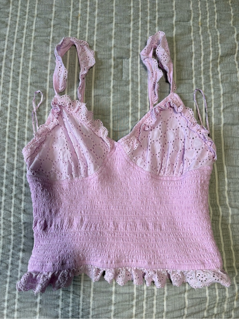 Lace tank top